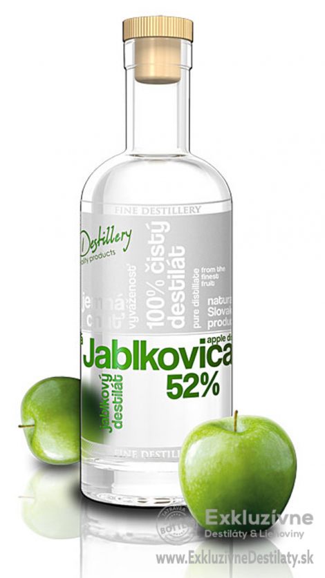 Fine Destillery Jablkovica exclusive 52% 0,5 l