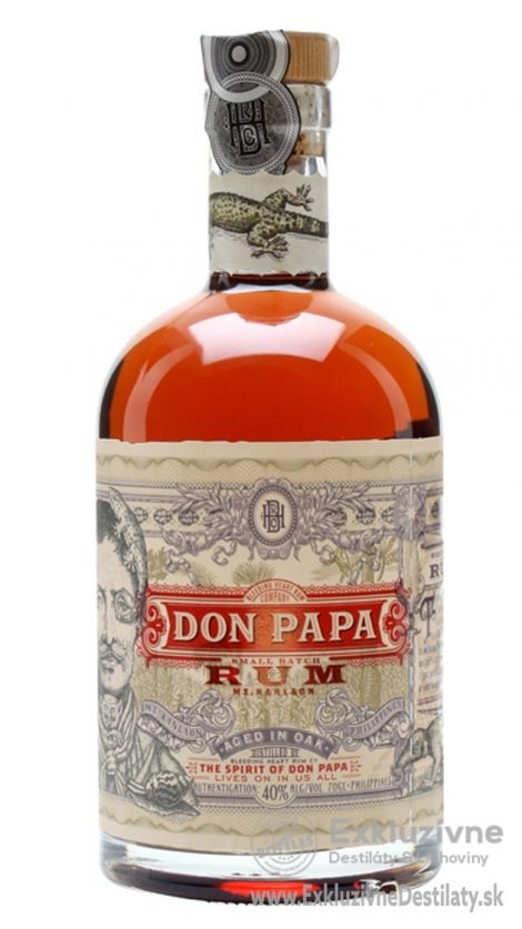 Don Papa 7yo 40% 0,7 l ( čistá fľaša )