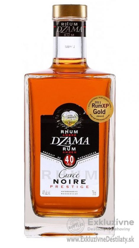 Dzama Rhum Cuvée Noire Prestige 40% 0,7 l ( čistá fľaša )