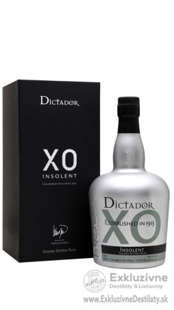 Dictador XO Insolent 40% 0,7 l ( fľaša v darčekovej kazete )