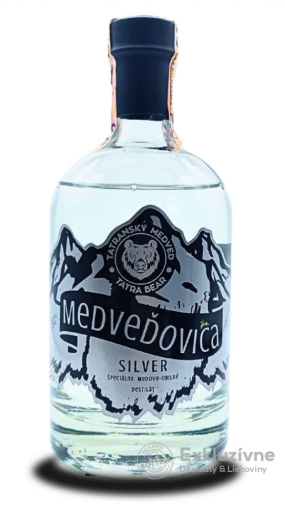 medveďovica silver 50% 0,5 l