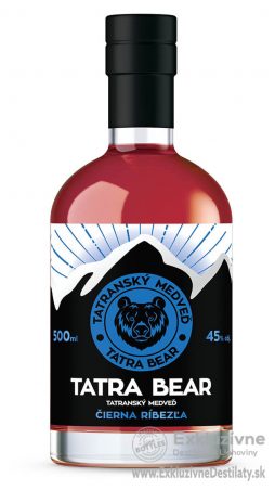 Tatranský Medveď čierna ríbezľa 45% 0,5 l