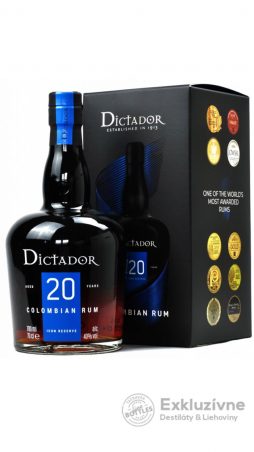 Dictador 20yo 40% 0,7 l ( fľaša v krabici )
