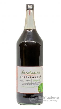 Orechovica Horehronská 40% 1 l ( čistá fľaša )