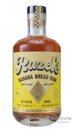 Razel’s Banana Bread Rum 38,1% 0,5 l ( čistá fľaša ) 