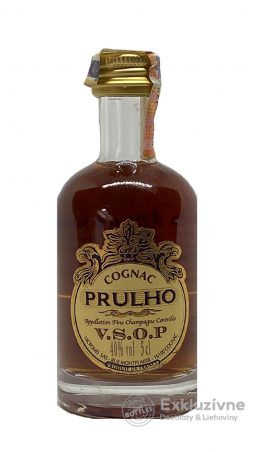 PRULHO Cognac V.S.O.P. 40% 0,05 l ( čistá fľaša )